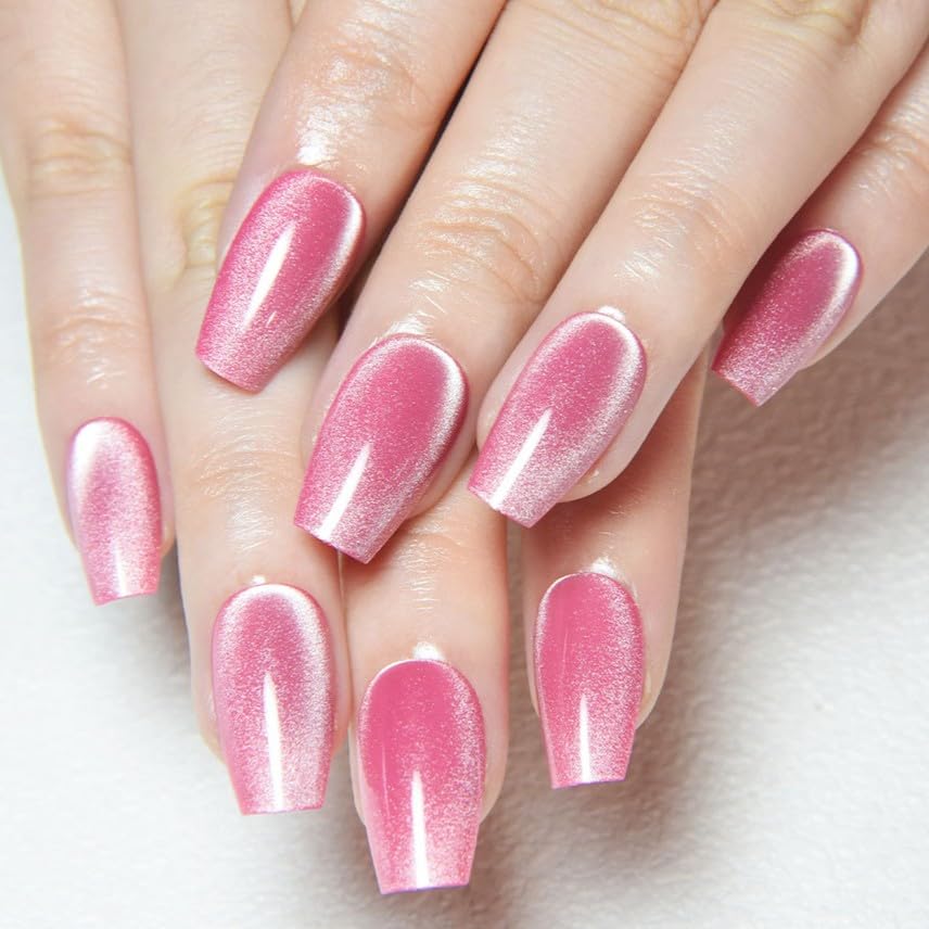 evpct front packaging showing rose pink cat eye nails and easy benefits