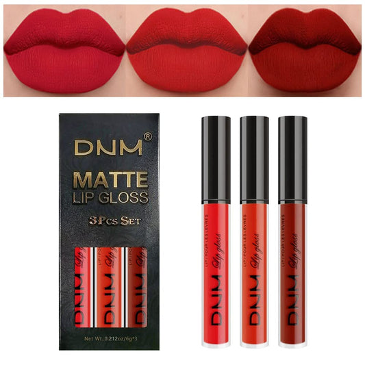 evpct front packaging trio showing three matte red tubes and gift-ready box