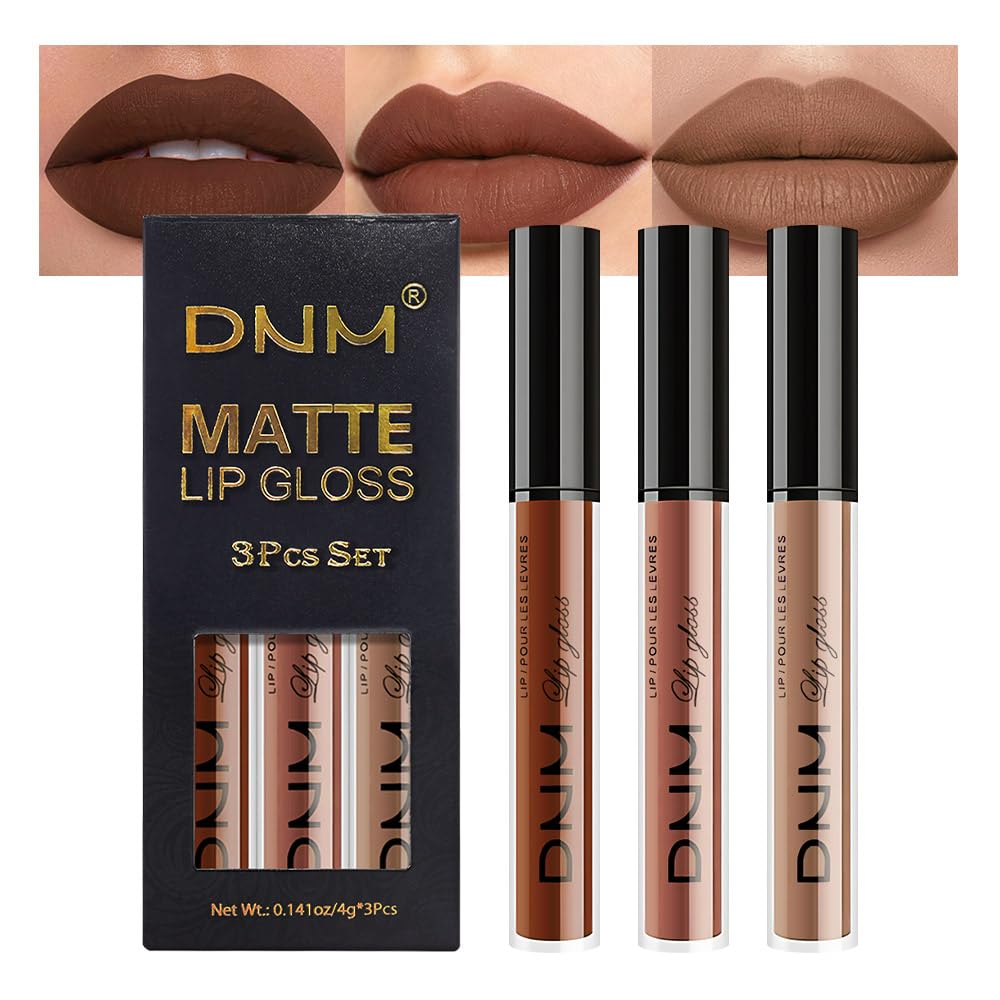 evpct front packaging showing three matte lipstick tubes and box, easy gifting