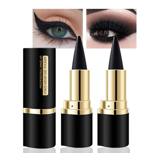 evpct front packaging showing two black gel pencils and branding, easy storage benefit