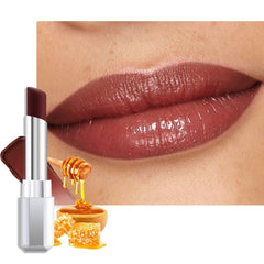evpct front packaging showing slim tinted lip balm and color