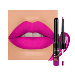 evpct front packaging showing bold fuchsia red shade and compact design
