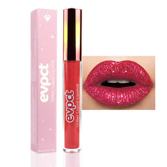 evpct front packaging showing twelve glitter liquid lipstick tubes for gifting