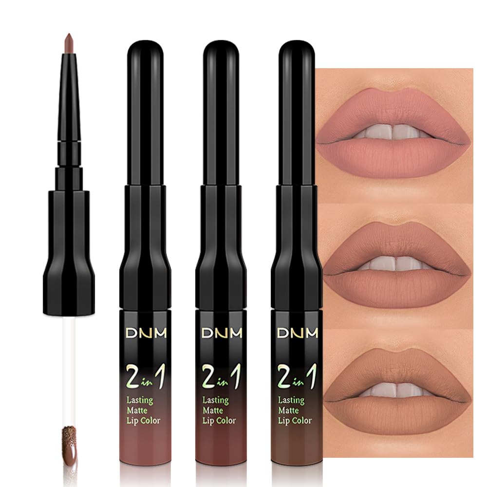 evpct front packaging showing the three-piece nude lip set and tidy presentation