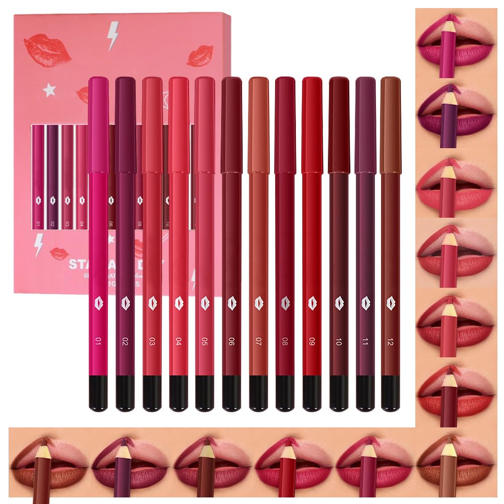 evpct front packaging showing the full 12-color set and included sharpener for versatile looks