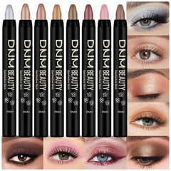 evpct front packaging showing eight eye shadow sticks and useful portability