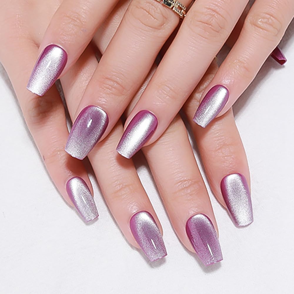 evpct front set showing lavender coffin nails and instant salon look