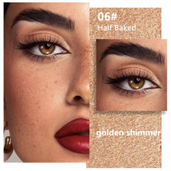 evpct close-up of pressed pan texture highlighting creamy shimmer payoff