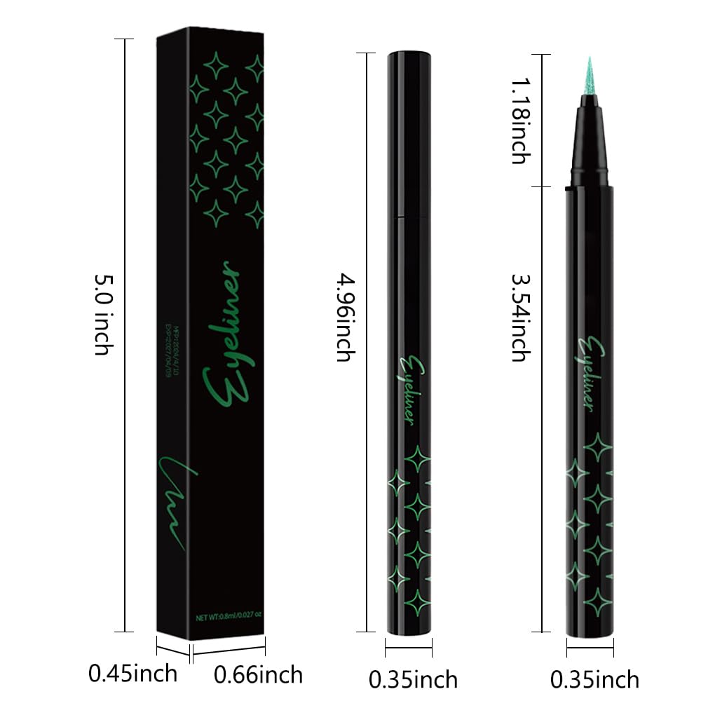 evpct eyeliner next to coin showing compact size for travel convenience