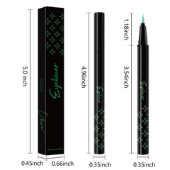 evpct eyeliner next to coin showing compact size for travel convenience