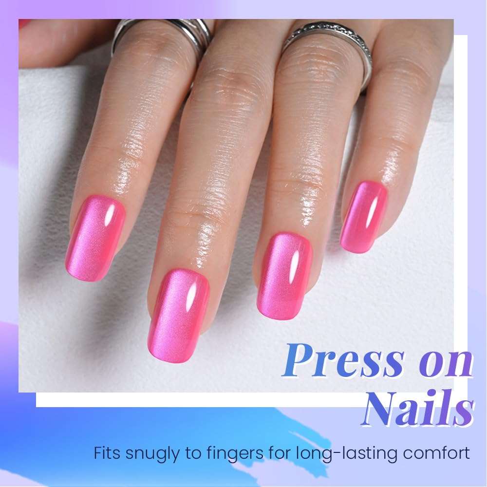 evpct hand holding nails showing scale and easy-to-wear medium length