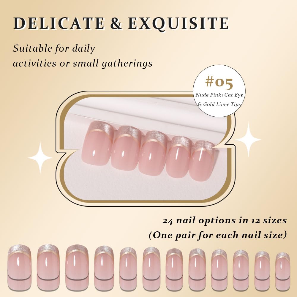evpct kit contents with adhesive tabs and tools for easy at-home manicure