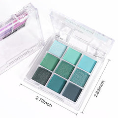evpct on model in evening makeup setting highlighting shimmer and defined color