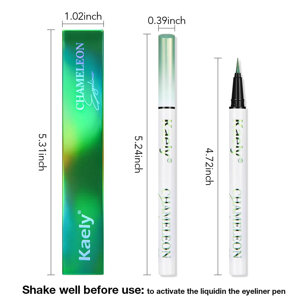 evpct eyeliner in festival makeup scene illustrating bold multichrome sparkle for events
