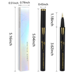evpct eyeliner in party makeup setting emphasizing longwear sparkle