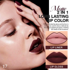 evpct liner tip close-up for precise lip shaping and crisp edges