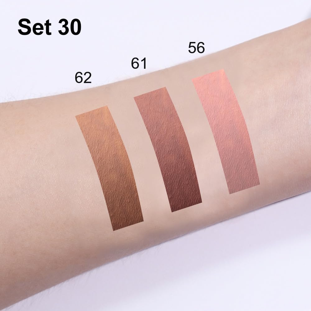 evpct model lips wearing pale neutral nude showcasing long-lasting matte finish