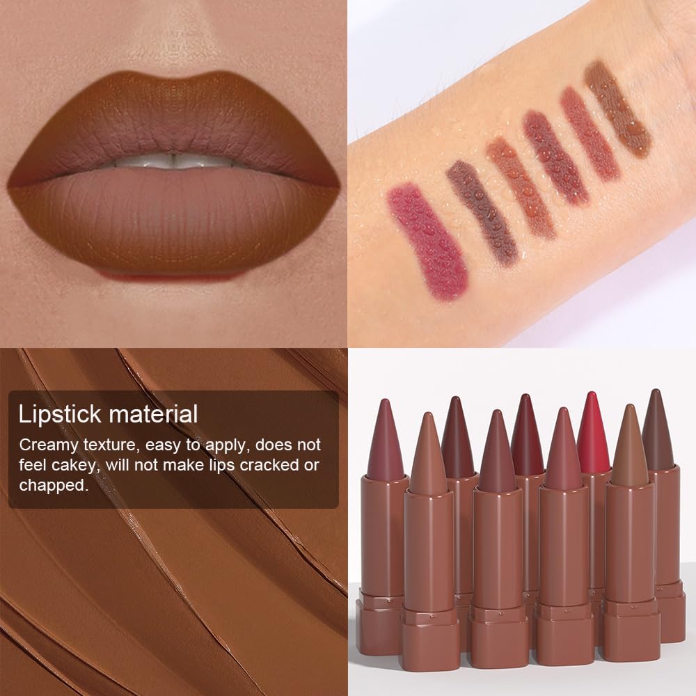 evpct lipstick in use on model demonstrating flawless ombré finish