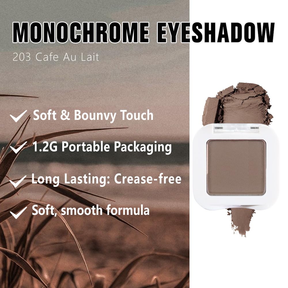 evpct matte brown application brush picking up pigment for high payoff benefit