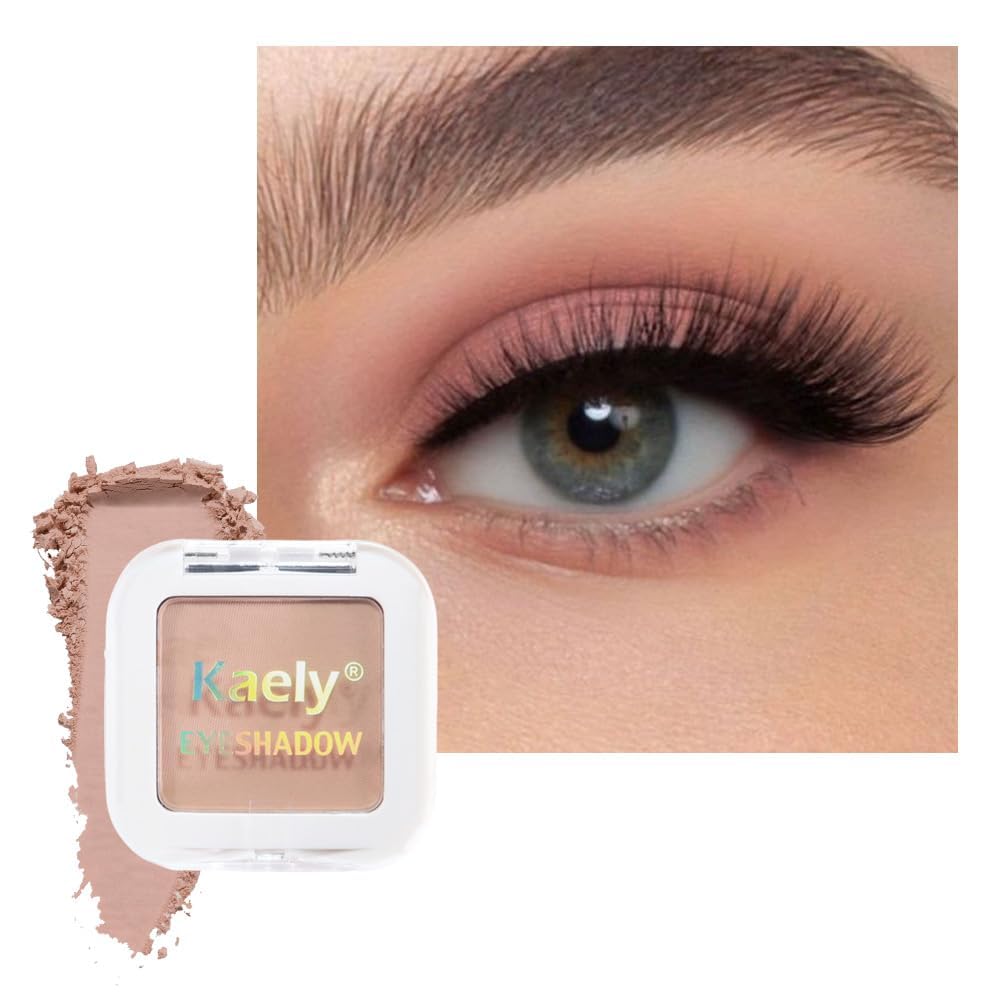 evpct front pan view showing mauve pink matte shade and compact portability benefit