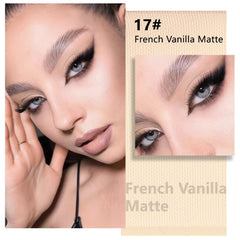 evpct matte nude beige close texture shot highlighting creamy matte blendability