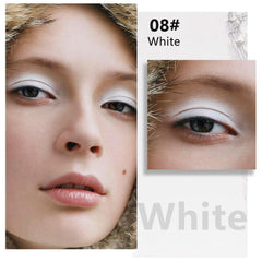 evpct close-up texture of matte white powder highlighting smooth blendability
