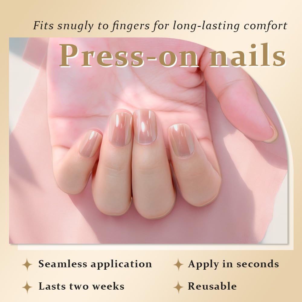 evpct worn nails on hand demonstrating polished at-home manicure benefit