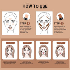 evpct nose contour application close-up for subtle slimming benefit