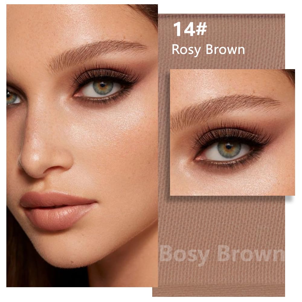 evpct open palette pan shades rosy brown arranged for easy selection