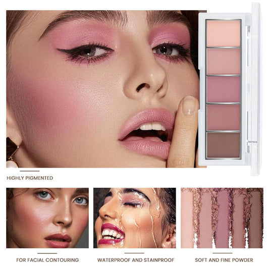 evpct mauve pan closeup displaying texture and pigmentation for smooth blending