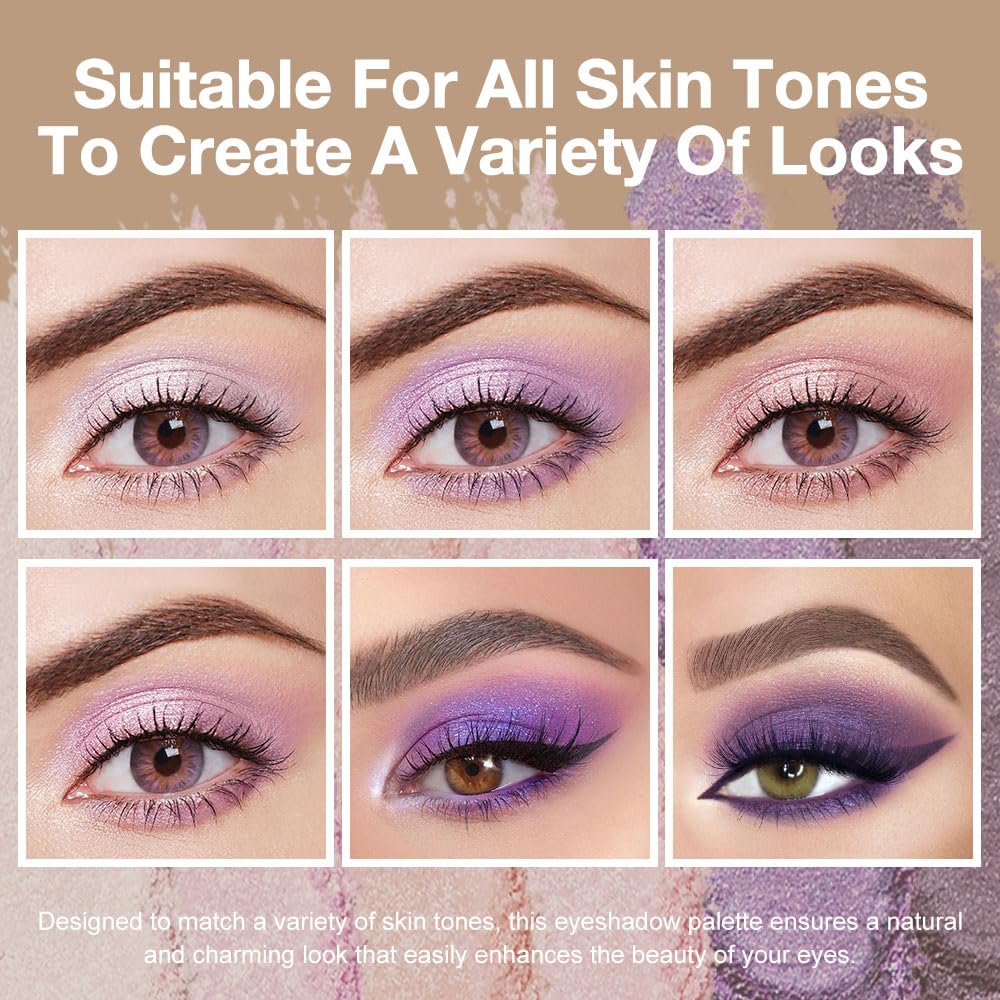 evpct close-up of powder pans highlighting creamy texture and blendability