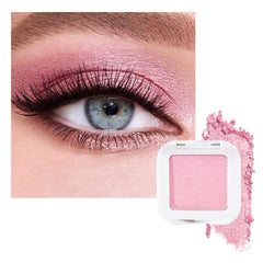 evpct front view of compact showing bright pink shimmer benefits portability