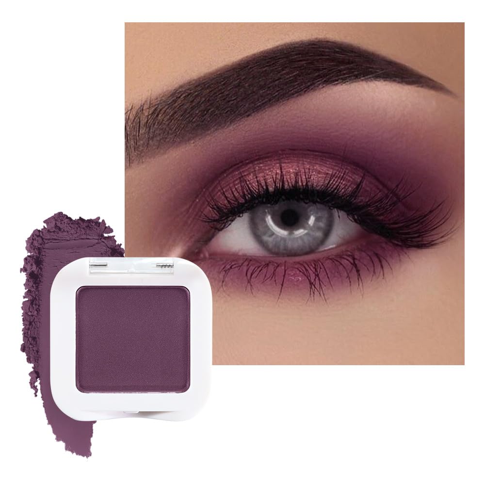 evpct compact front view showing plum purple matte shade and portable design benefit