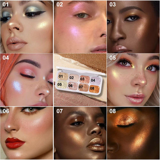 evpct close-up of powder pans revealing micro-pearl texture for smooth blendability