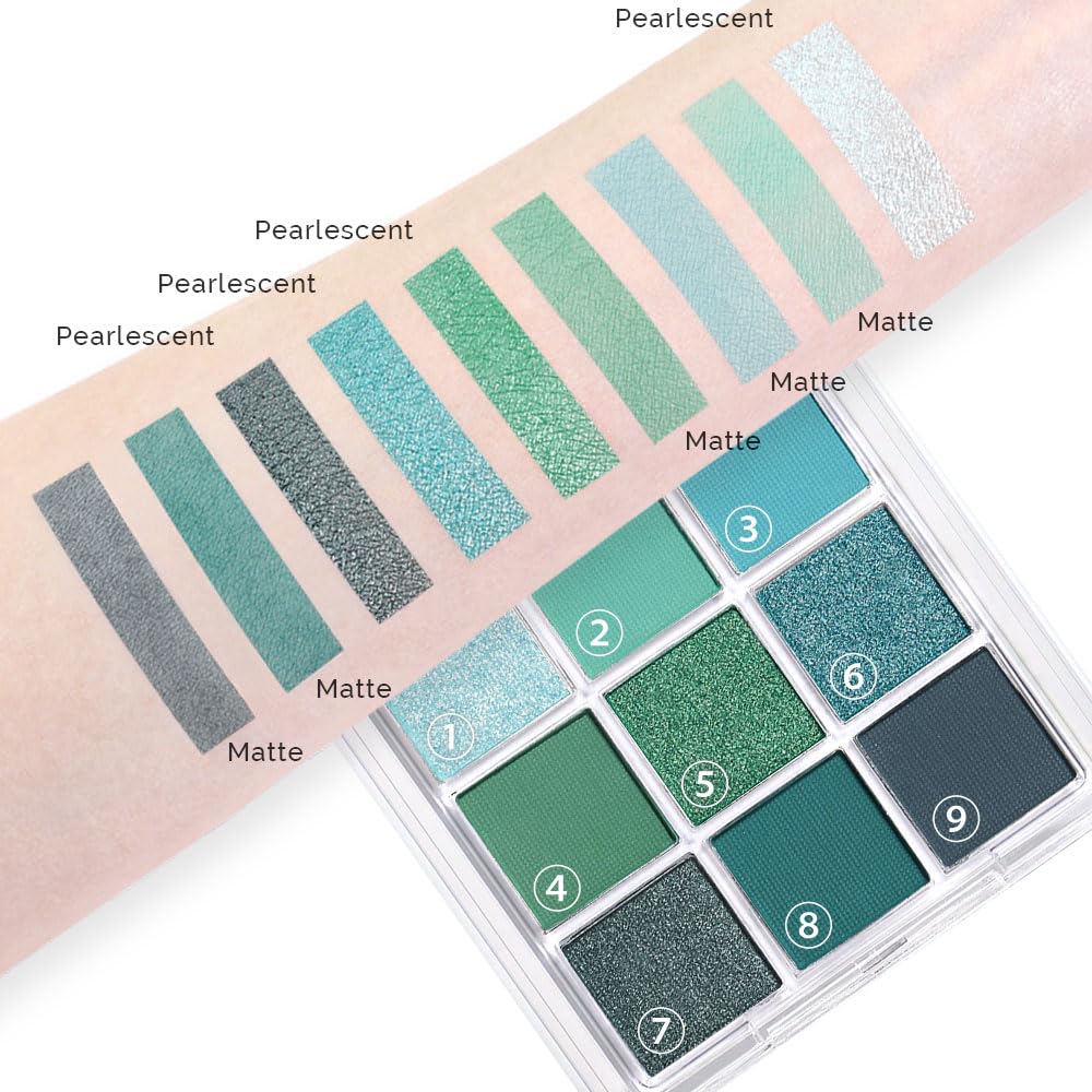 evpct palette next to coin to show compact size and portability