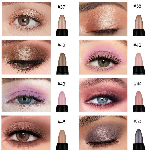 evpct eight shades displayed to compare champagne, gold, rose and bronze benefits