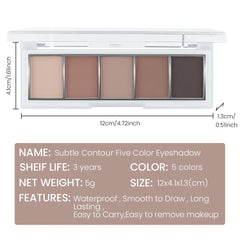 evpct palette next to lipstick showing compact travel size and on‑the‑go convenience