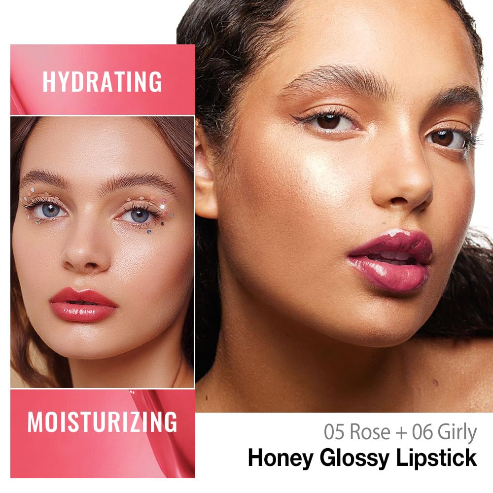 evpct closed lipstick-style balm sticks side by side, compact design for quick touch-ups