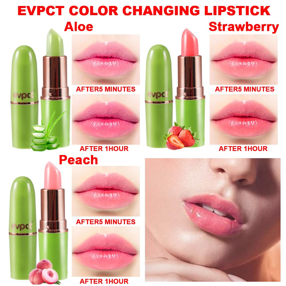 evpct strawberry stick texture shot highlighting glossy finish and antioxidant-rich look benefit