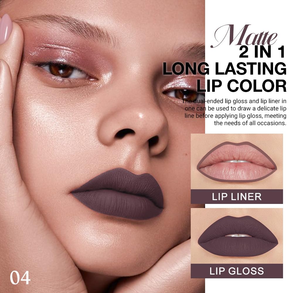 evpct arm swatch of shade 04 deep brown showing rich pigmentation