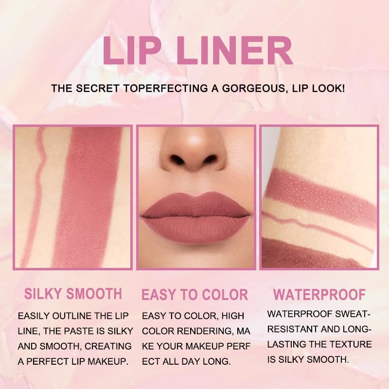 evpct swatches on arm of dusty rose, nude beige, and mauve showing color payoff