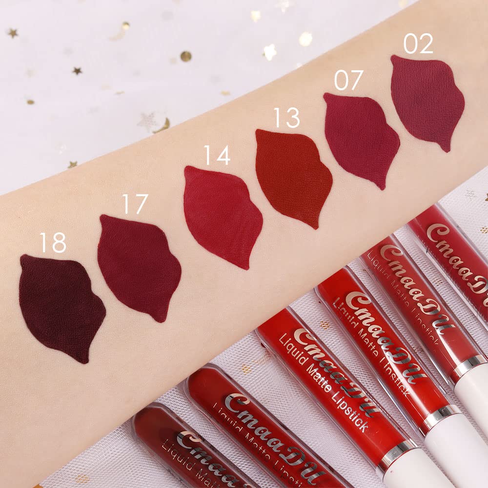 evpct swatches on arm showing six shades and true-to-tone payoff