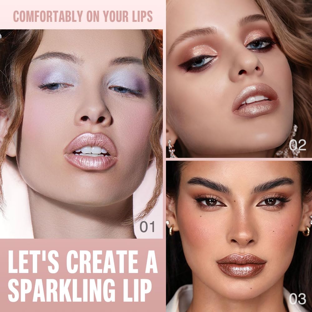 evpct shimmer texture swipe showing creamy metallic finish and hydration
