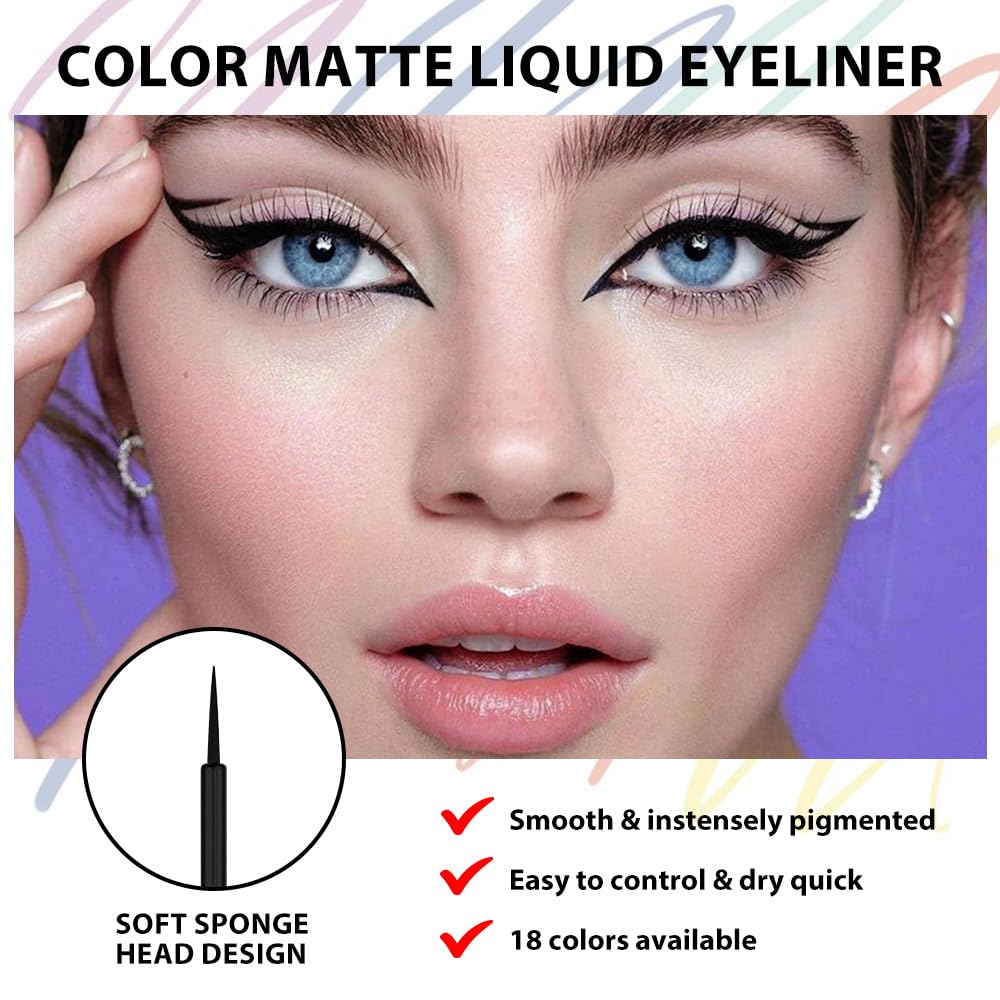 evpct black liner stroke on skin showing smooth texture and quick-dry benefit