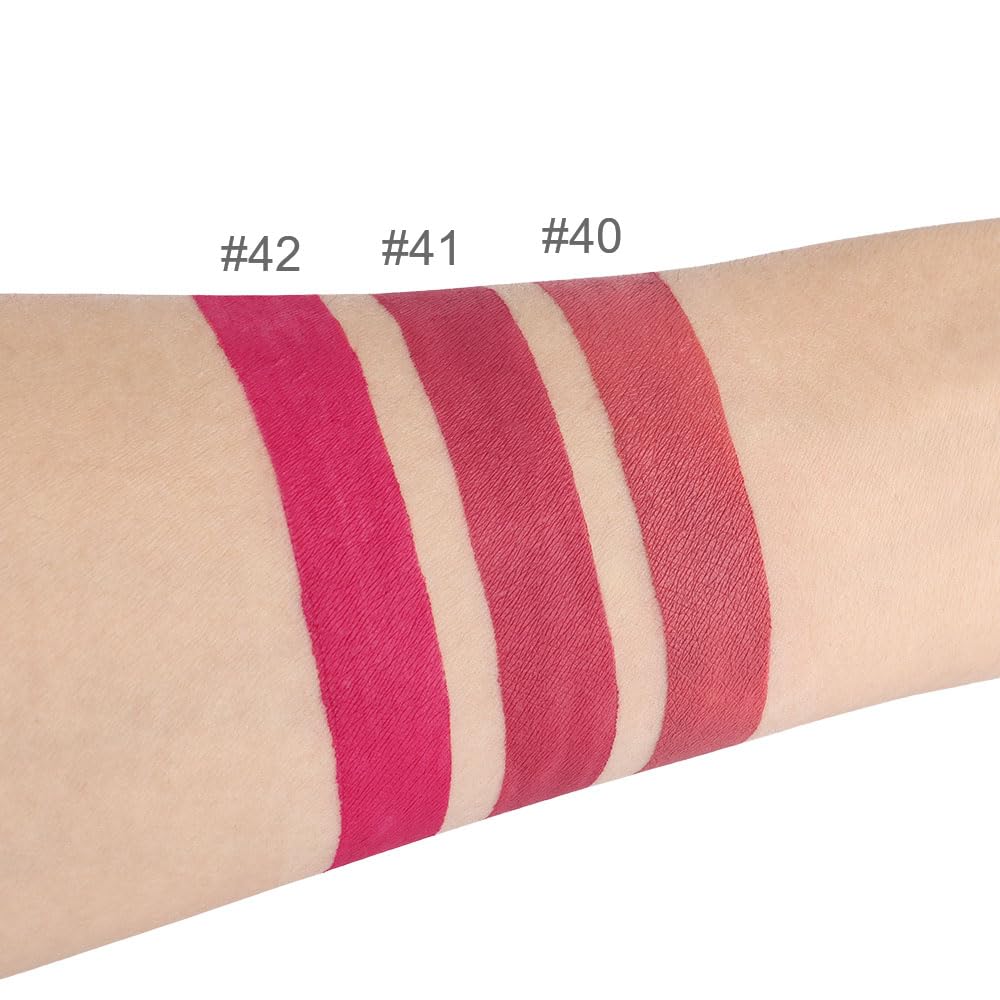 evpct texture swatch on arm showing matte finish and rich pigmentation benefit