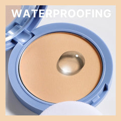 evpct texture swatch on skin showing even matte coverage and blurring benefit