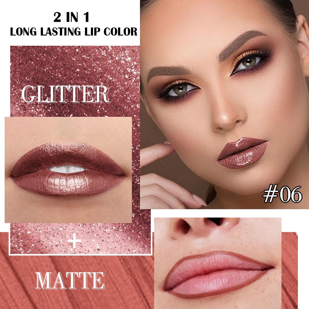 evpct texture swatches on skin showing pigment and iridescent finish for color comparison
