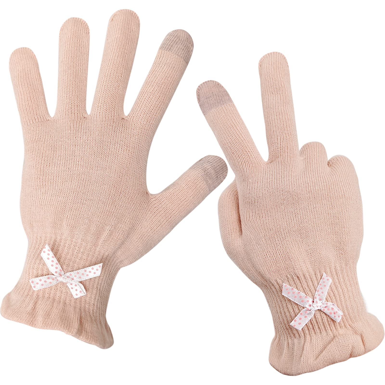 Evridwear front view of pink glove pair showing fit and cuff benefit