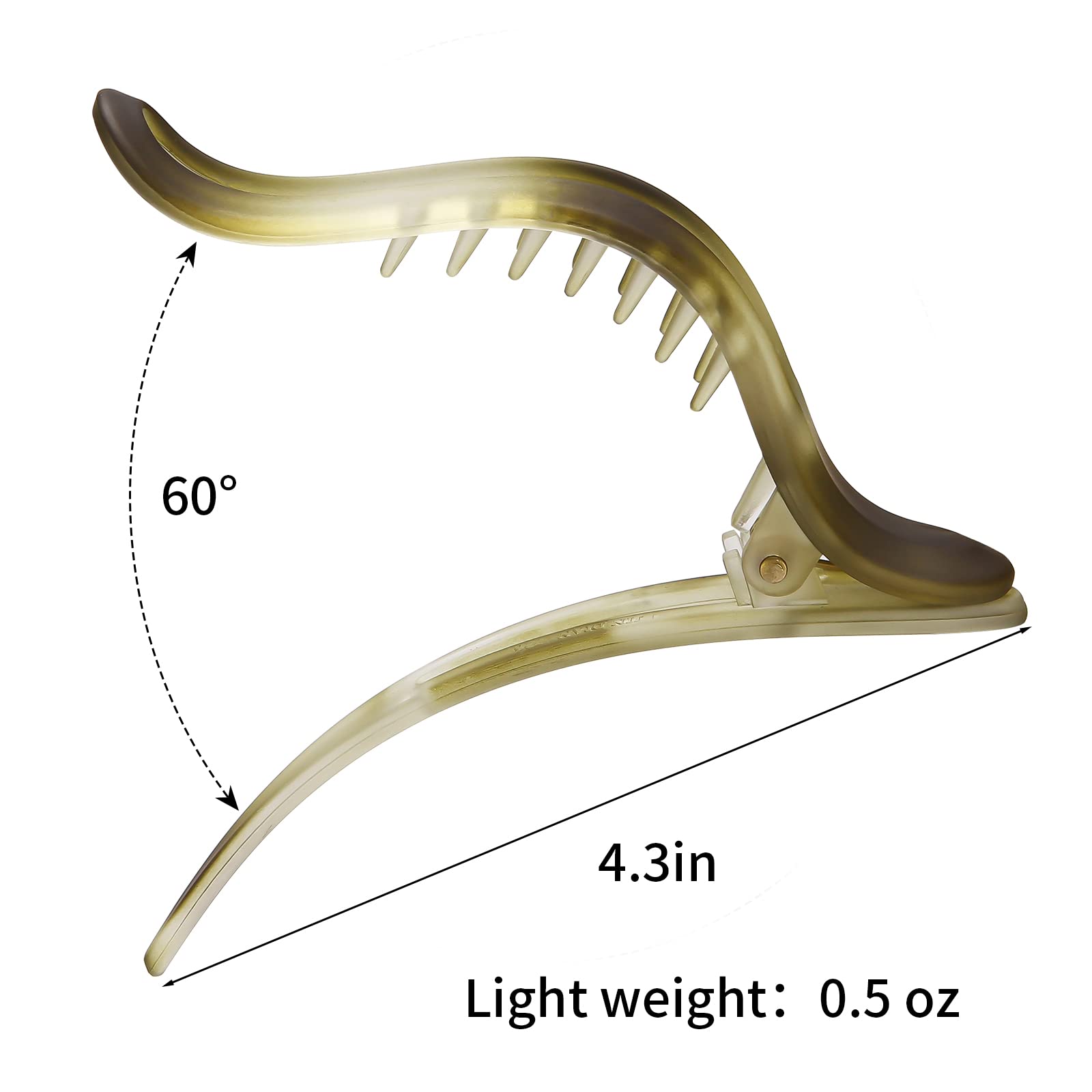 EWSNM clip beside hand for scale showing comfortable size and handling benefit