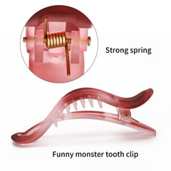 EWSNM textured alligator teeth detail preventing slip and protecting hair benefit